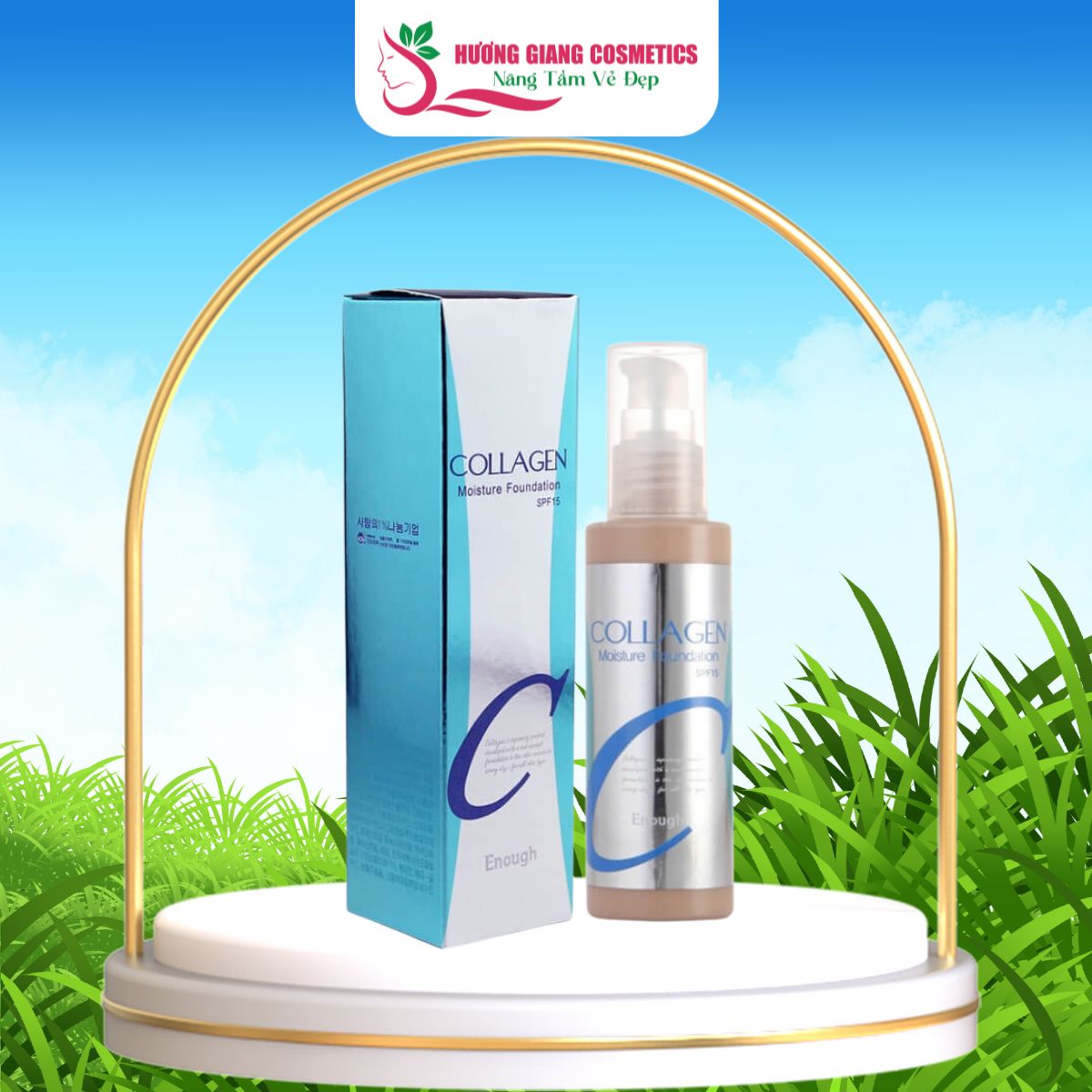 Kem Nền Enough Collagen Moisture Foundation SPF15 100 ml