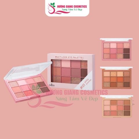 Bảng Phấn Mắt Odbo 12 Ô Real Heart Color