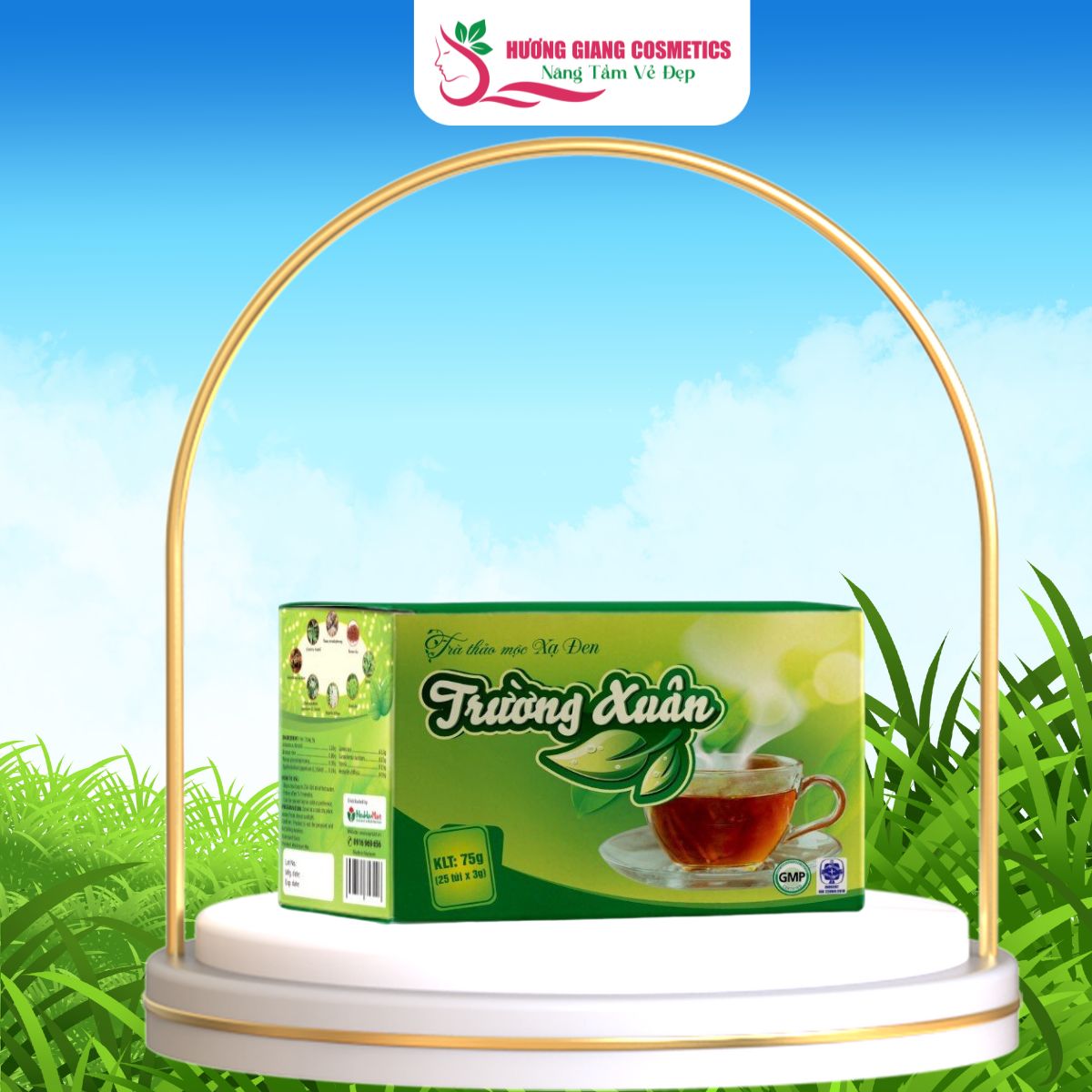 Trà Thảo Mộc Xạ Đen Trường Xuân Giúp Thanh Nhiệt Giải Độc