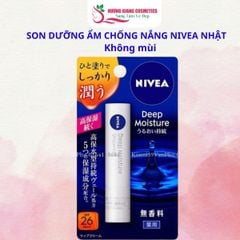 Son Dưỡng Ẩm Chống Nắng Nivea Nhật - Deep Moist Lip Balm