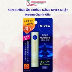 Son Dưỡng Ẩm Chống Nắng Nivea Nhật - Deep Moist Lip Balm