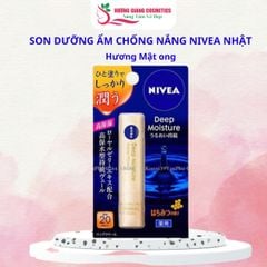 Son Dưỡng Ẩm Chống Nắng Nivea Nhật - Deep Moist Lip Balm