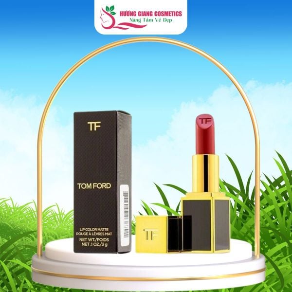 Son Thỏi Tom Ford Lip Color Satin Matte 80 3.3g - Đỏ Nâu (80)