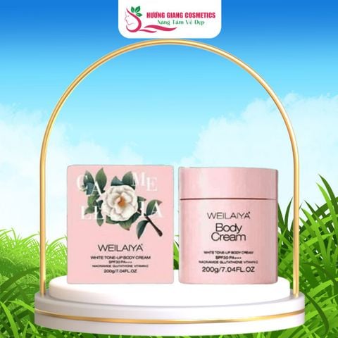 Kem Dưỡng Trắng Da Nâng Tông Weilaiya White Tone-Up Body Cream 200g