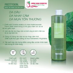 Nước Tẩy Trang Rau Má Jeju Cica Pretty Skin 500ml-Xanh Lá