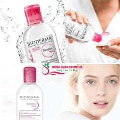 Nước Tẩy Trang BIODERMA  Pháp Dành Cho Da Thường - (Màu Hồng)