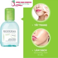 Nước Tẩy Trang Bioderma Dành Cho Da Dầu - Màu Xanh Lá