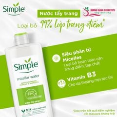 Nước Tẩy Trang SIMPLE 200ml