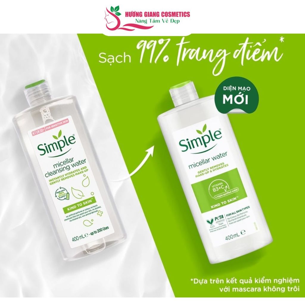 Nước Tẩy Trang SIMPLE 200ml