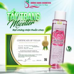 Nước Tẩy Trang hoa hồng Micellar The Nature Book Hàn Quốc 150ml