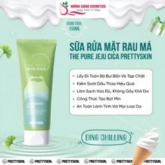 Sữa Rửa Mặt Rau Má Prettyskin JEJU CICA 150ml