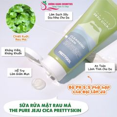 Sữa Rửa Mặt Rau Má Prettyskin JEJU CICA 150ml