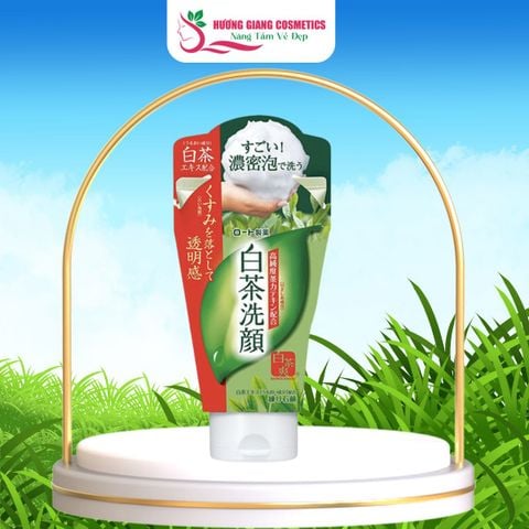 Sữa Rửa Mặt Trà Xanh Matcha Rohto Shirochasou (120g) Nhật Bản