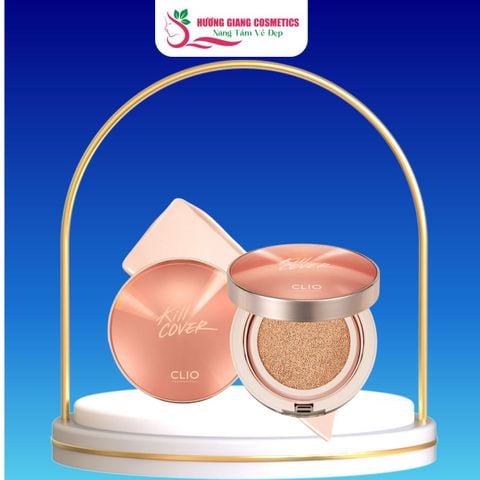 Phấn Nước Clio Kill Cover Glow Cushion SPF50+ PA+++ -Loại Cho Da Sáng