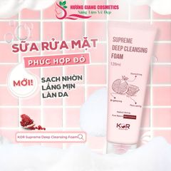 Sữa Rửa Mặt Kor Supreme Deep Cleansing Foam 120ml