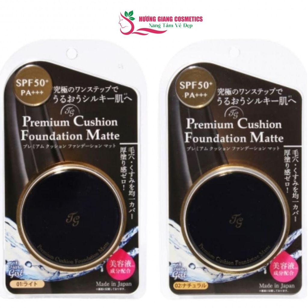 Phấn Nước Premium Cushion Foundation Matte Tiara Girl