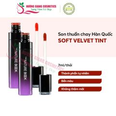Son Môi Tint Thuần Chay Nhung Mềm Nature Book Hàn Quốc
