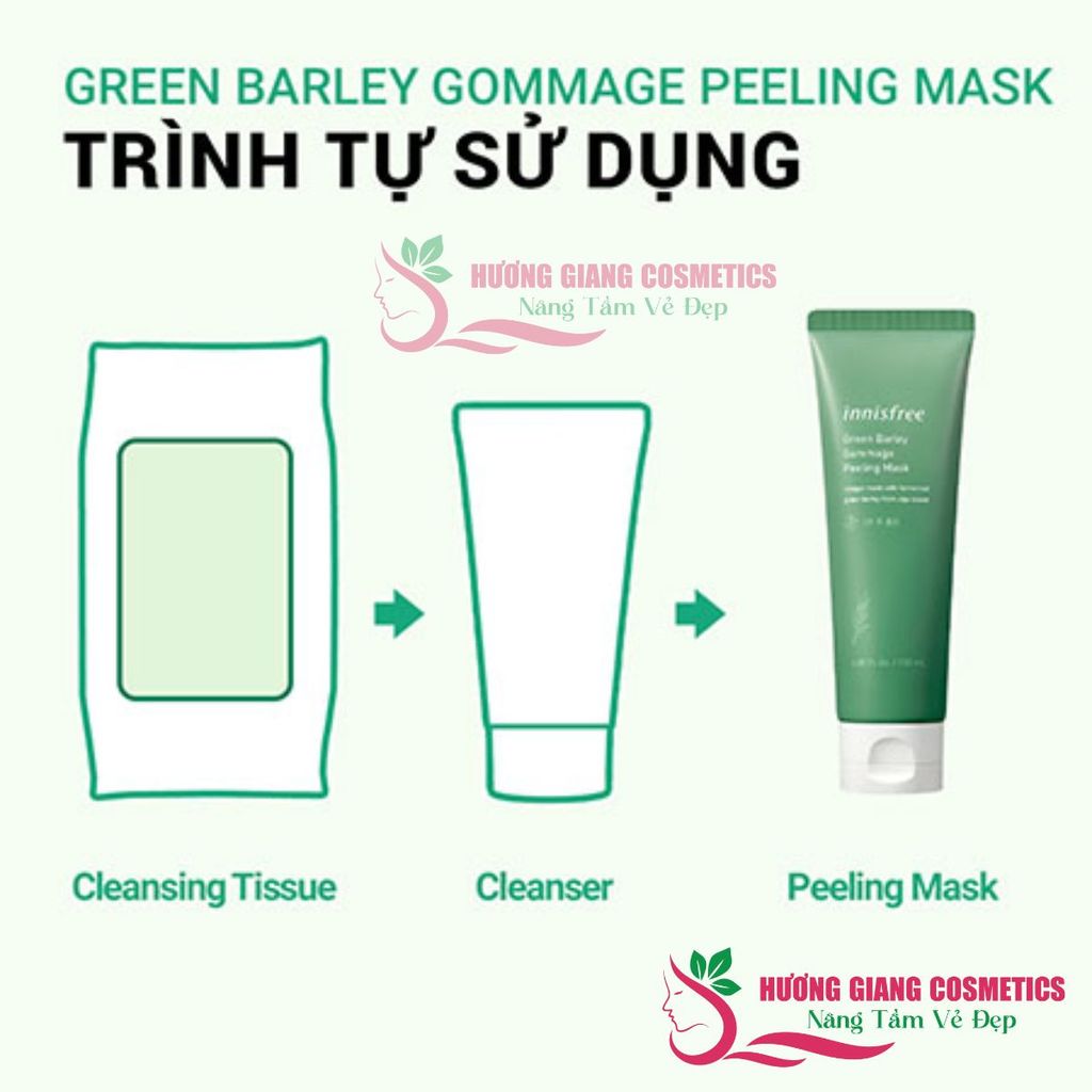 Gel Tẩy Tế Bào Chết INNISFREE GREEN BARLEY 120ml