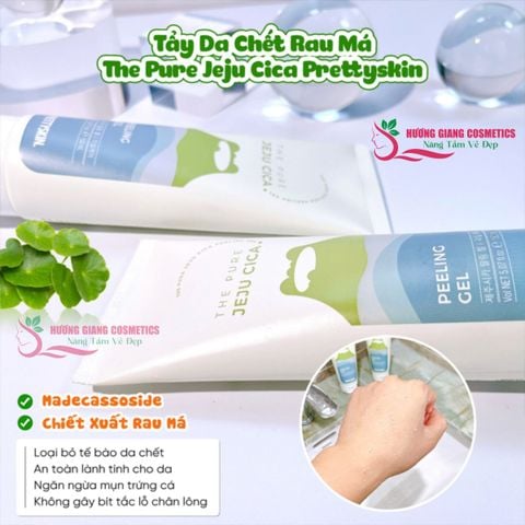 Gel Tẩy Tế Bào Chết Rau Má Jeju Cica Pretty Skin