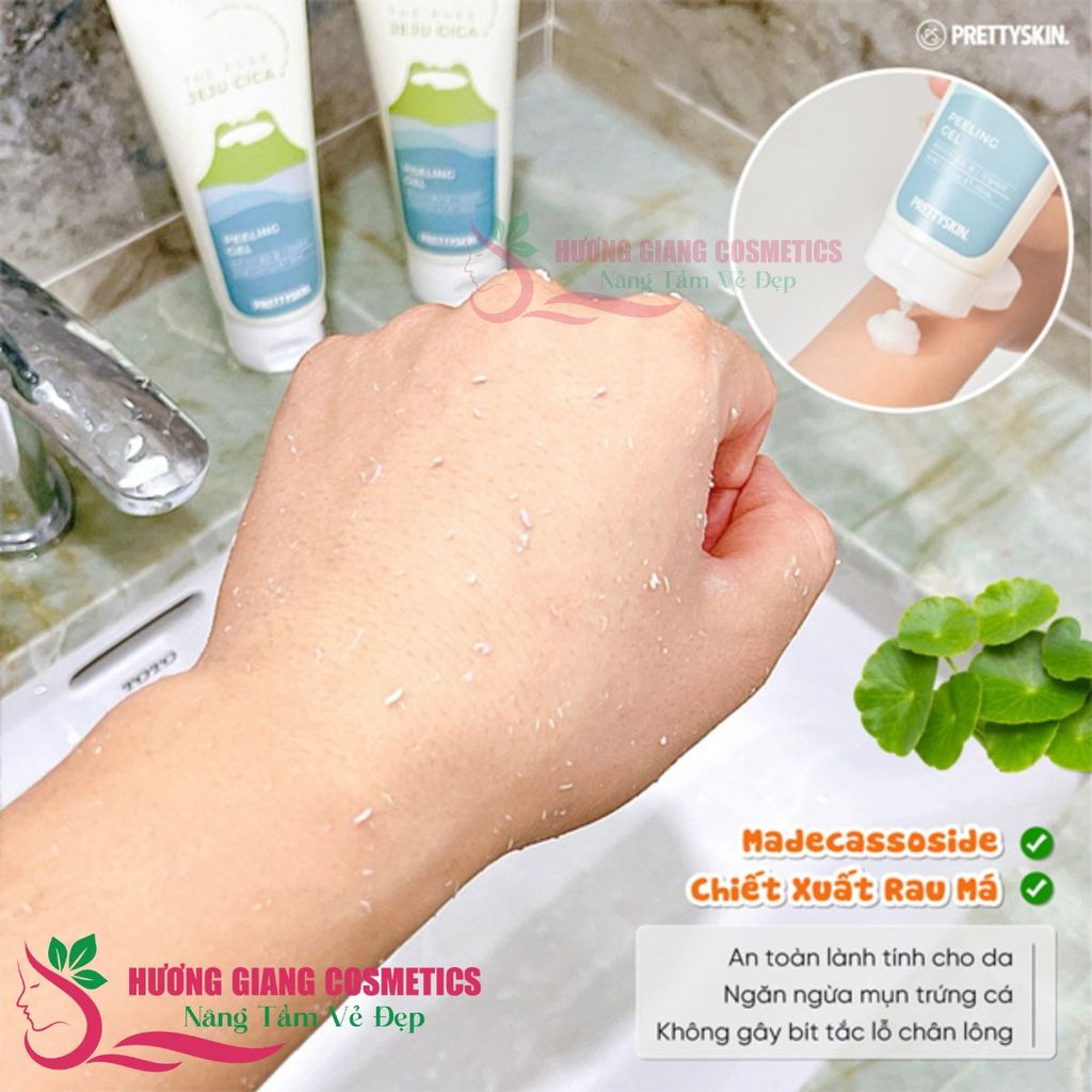 Gel Tẩy Tế Bào Chết Rau Má Jeju Cica Pretty Skin