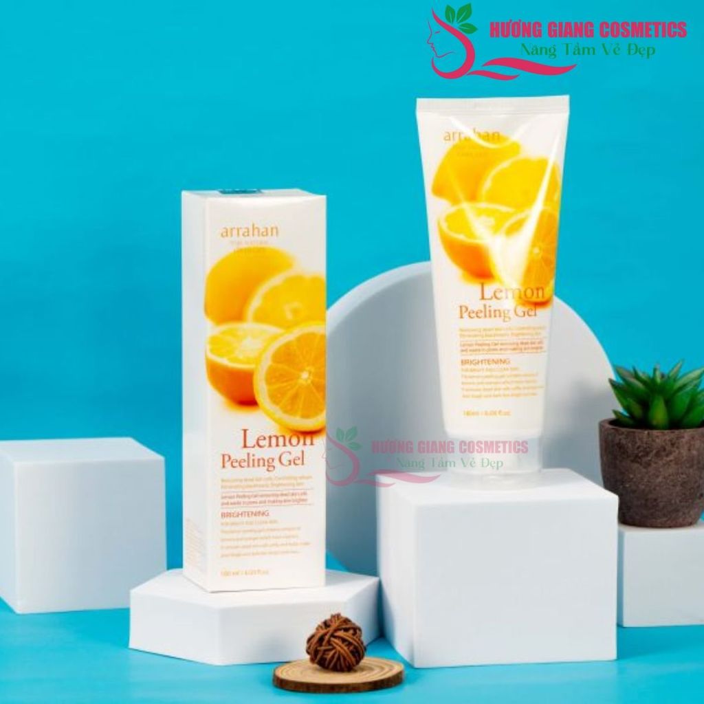 Gel Tẩy Tế Bào Chết Arrahan Hương Chanh Lemon Peeling Gel 180ml
