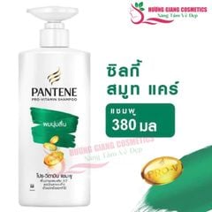 Dầu Gội Pantene Thái Lan  Màu Xanh Tóc suông, mềm, mượt óng ả 380ml
