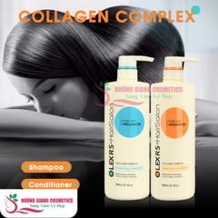 Dầu Gội Xả Olexrs Hair Salon Argan Oil Collagen Complex 500ml