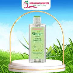 Nước hoa hồng Toner SIMPLE SMOOTHING FACIAL 200ml New
