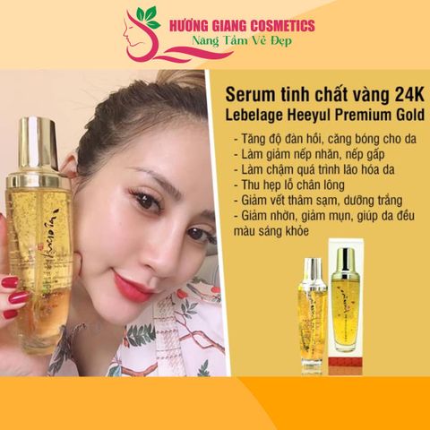 Serum Tinh Chất Vàng Lebelage Heeyul Premium24K Gold Essence 130ml