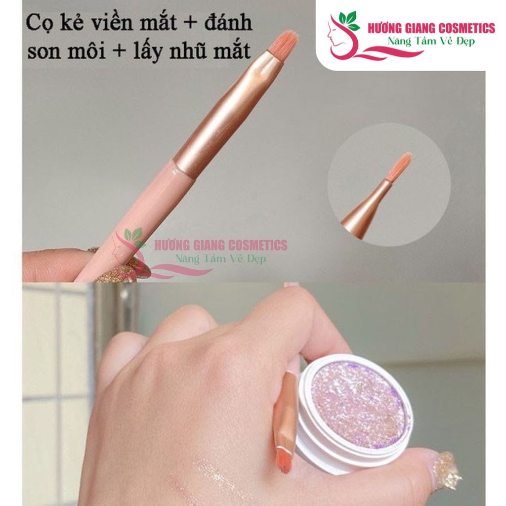 Bộ Cọ Trang Điểm 8 Cây Đa Năng, Lông Cọ Mềm, Nhỏ Gọn, Tiện Lợi Bỏ Túi