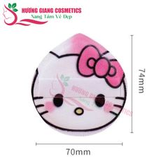 Bông mút trang điểm hình mèo Hello Kitty