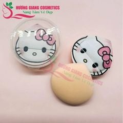 Bông mút trang điểm hình mèo Hello Kitty