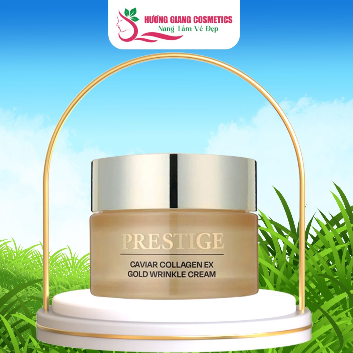 Kem Dưỡng Da Chống Nhăn Prestige Vàng Caviar Collagen Ex Cream 50g