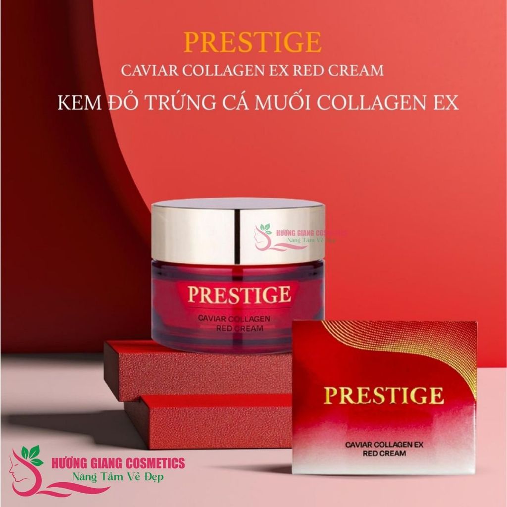 Kem Dưỡng Da Chống Nhăn Trứng Cá Muối PRESTIGE Collagen Ex Cream 50g