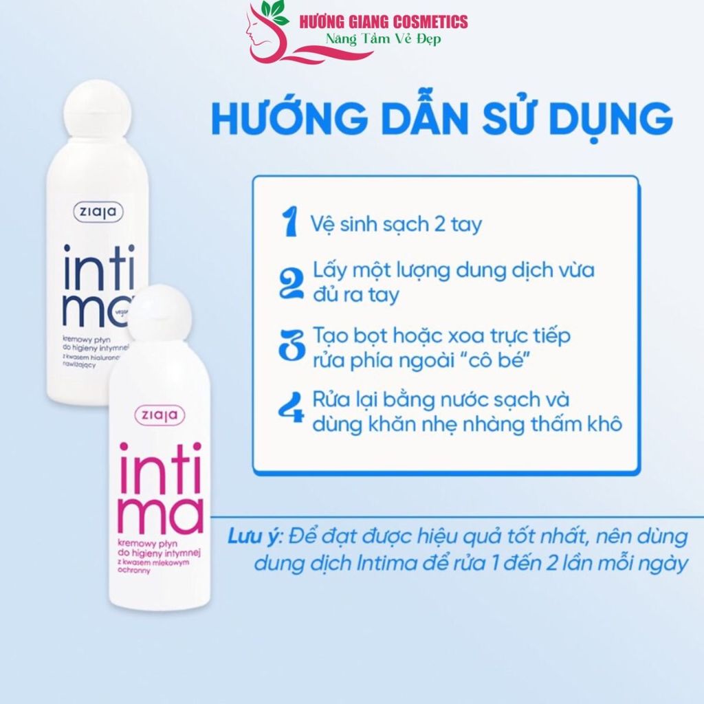 Dung Dịch Vệ Sinh Ziaja Intima Khử Mùi Dưỡng Ẩm Giảm Ngứa Rát 200ml