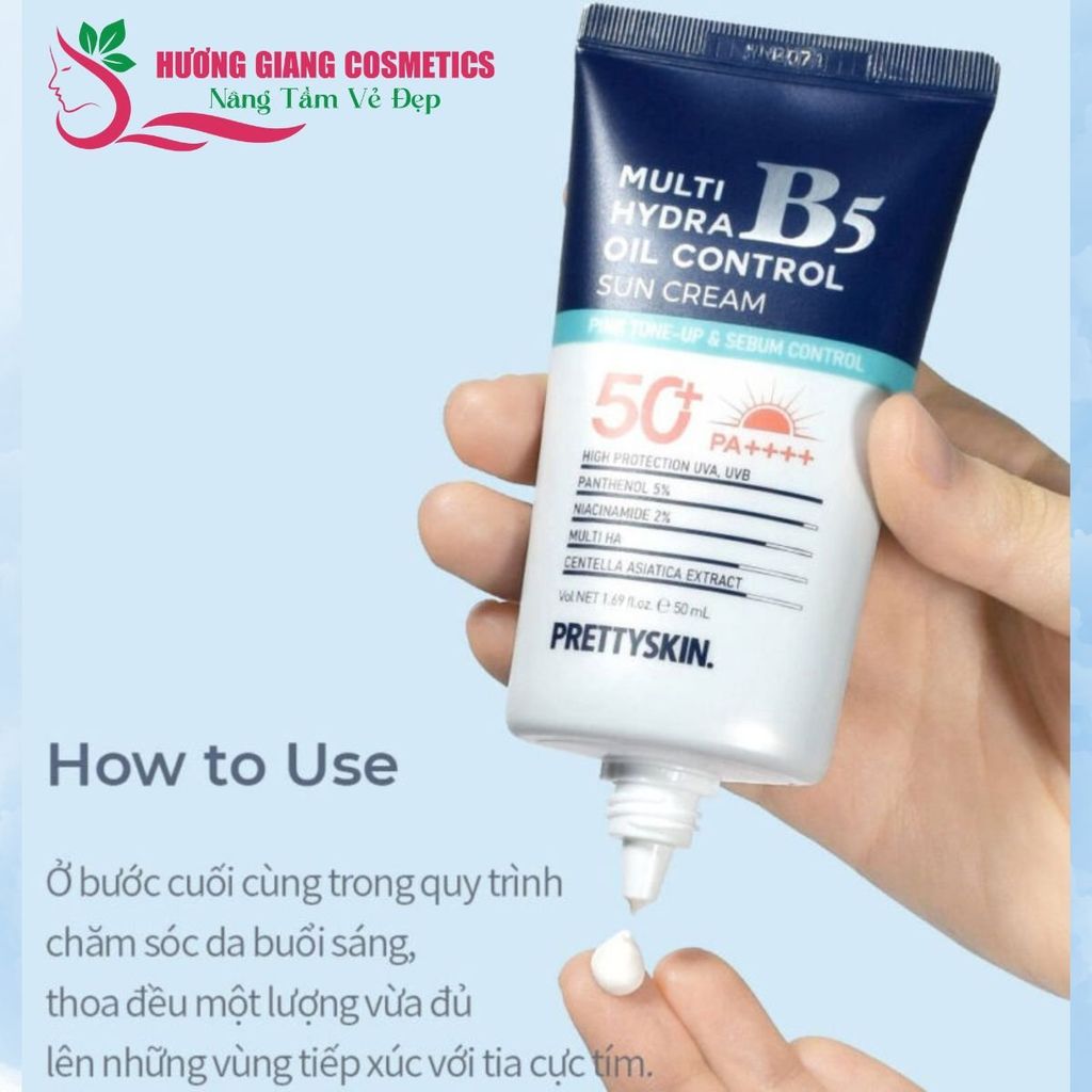 Kem Chống Nắng B5 Pretty Skin Multi Hydra Oil Control Sun Cream