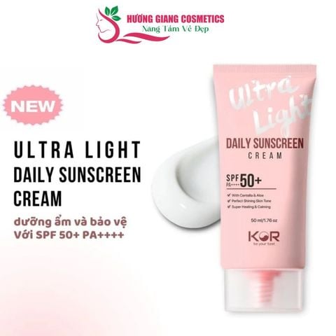 Kem Chống Nắng Kor Ultra Light Daily Sunscreen Cream SPF50+ PA ++++