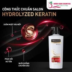 Dầu Gội Xả  Giúp Tóc Vào Nếp Suôn Mượt Tresemmé Keratin  420ml