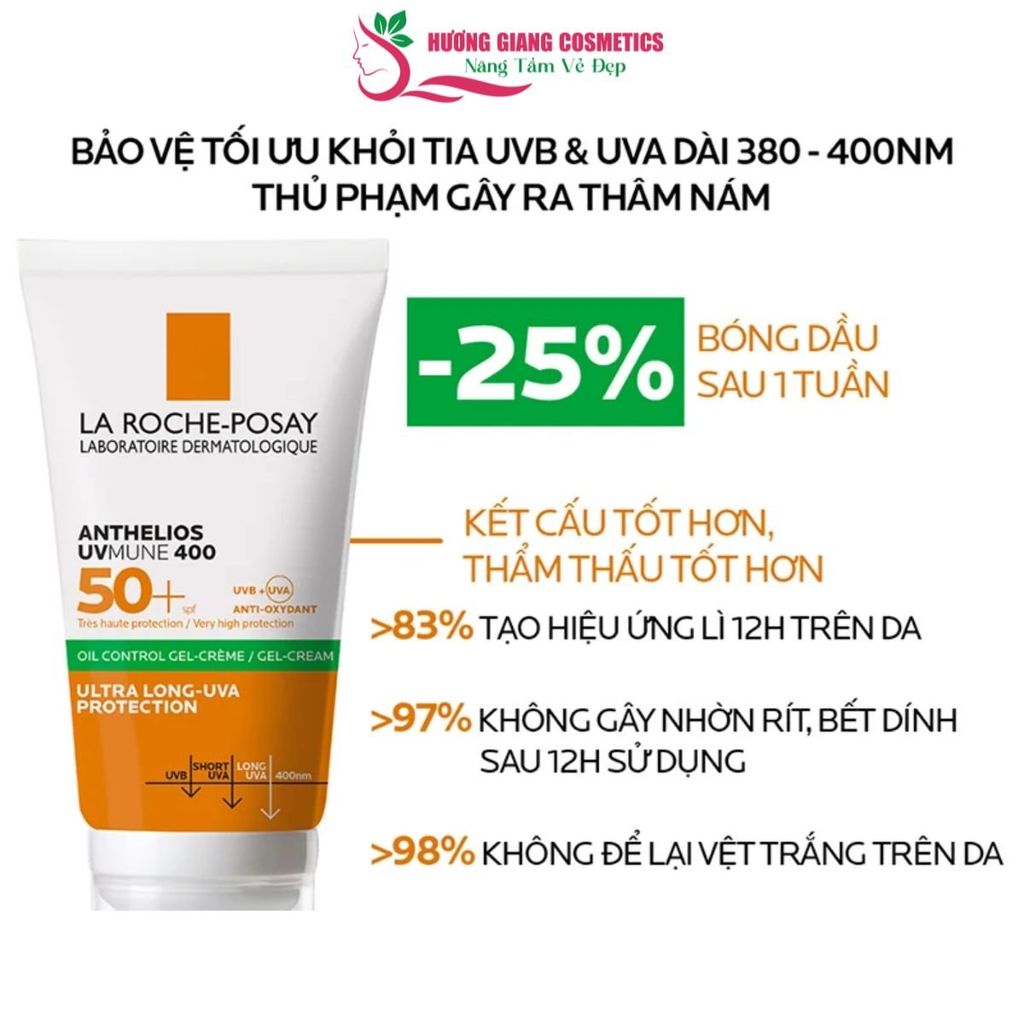 Kem Chống Nắng La Roche-Posay Anthelios UVMUNE 400 SPF50+ 50ml