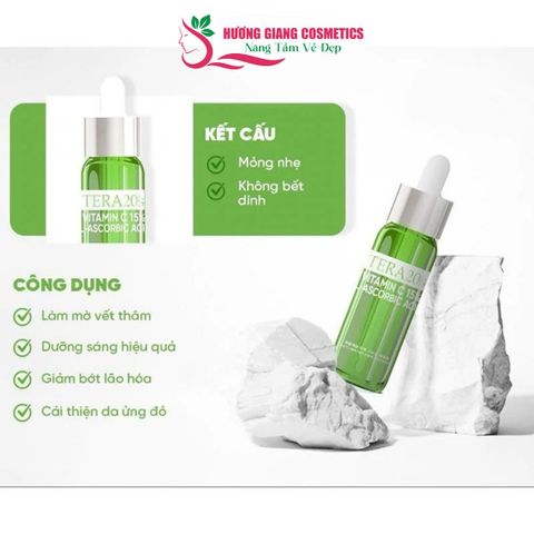 Serum Tinh Chất Dưỡng Da Tera20'S Pure Green Vitamin C 15% Serum 15ml