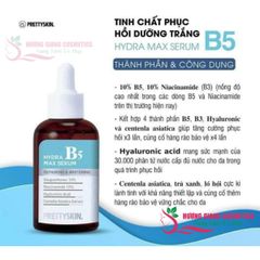 Tinh Chất Phục Hồi, Dưỡng Trắng Da Hydra Max Serum B5 Prettyskin 50ml