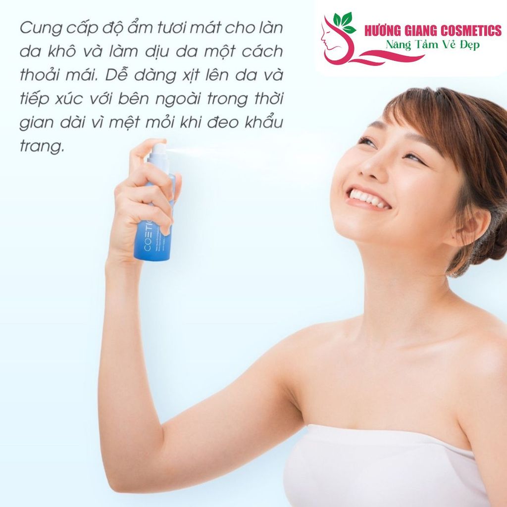 Xịt Khoáng Dưỡng Ẩm COETIQA 100ml Cấp Ẩm, Làm Dịu Mát Cho Da Nhạy Cảm