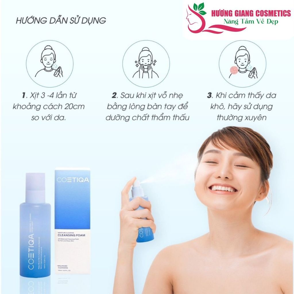 Xịt Khoáng Dưỡng Ẩm COETIQA 100ml Cấp Ẩm, Làm Dịu Mát Cho Da Nhạy Cảm