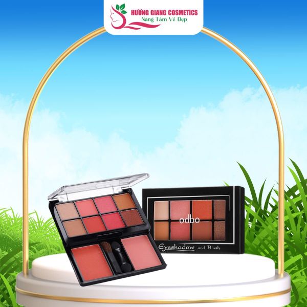 Bảng Phấn Mắt 2 Tầng Odbo Daily Fun Pocket Shadow X Brown OD1042