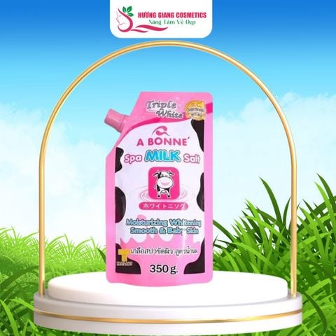 Muối Tắm A Bonne Tẩy Tế Bào Chết Làm Sáng Mịn Da 350g Spa Milk Salt