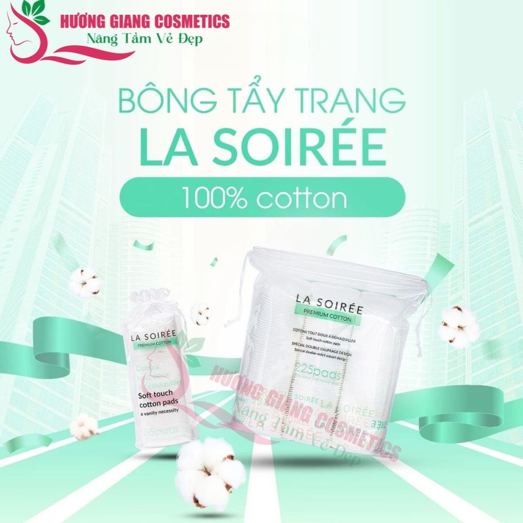 Bông tẩy Trang La Soirée- 225 miếng