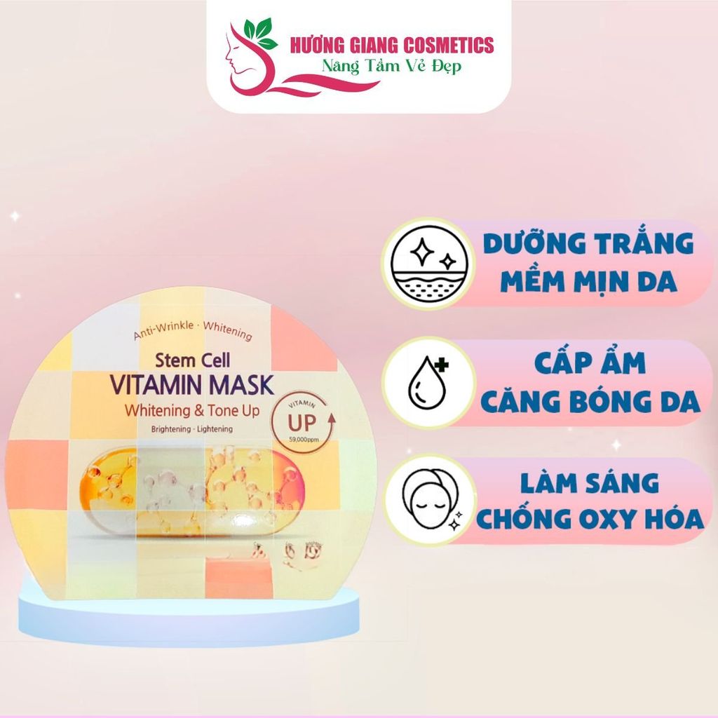 Mặt Nạ Banobagi Stem Cell Vitamin Giúp Dưỡng Trắng Và Nâng Tông Da