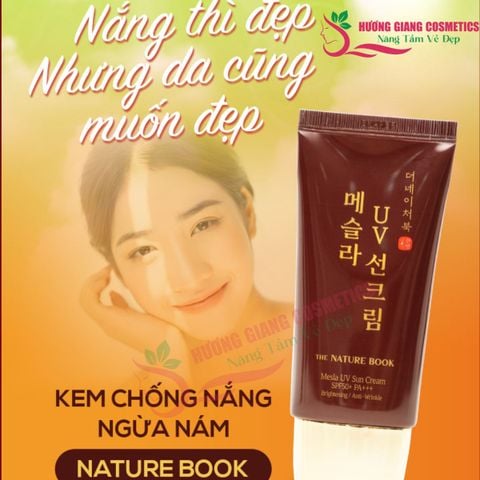 Kem Chống Nắng Ngừa Nám The Nature Book Hàn Quốc 50g