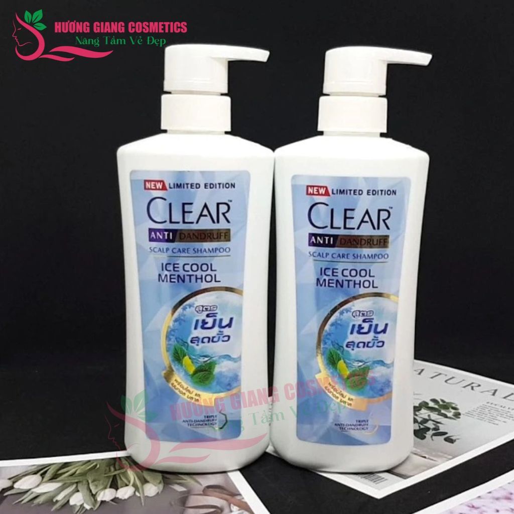 Dầu gội trị sạch gầu Clear Hương Chanh Bạc Hà 400ml Thái Lan
