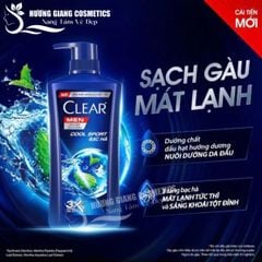 Dầu Gội Trị Gàu Clear Men Hương Bạc Hà  390 ml Thái Lan